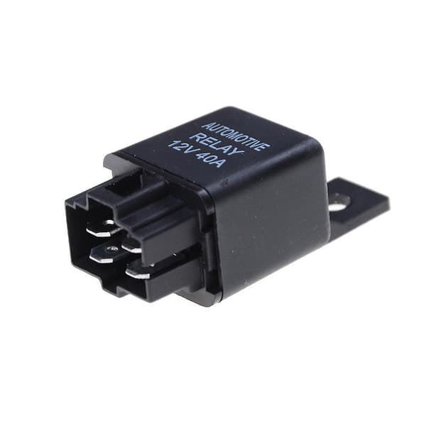 12V 40A Bilrelæ 4 Pins SPST Alarmrelæ Med Relæ Sokkel
