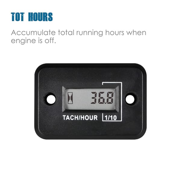 Mini Digital Turteller Time Teller Akkumulert TOT Timer, Re,ZQKLA