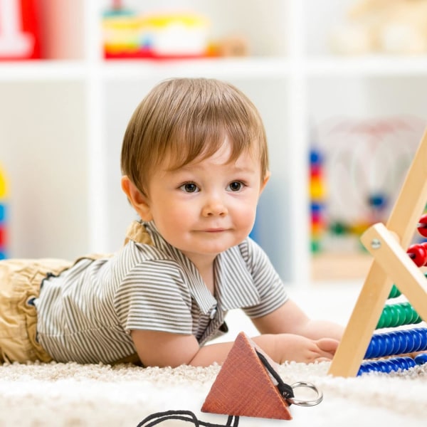 Brain Teaser Pusselleksaker Barn som lär sig 3D-lås Små Wo,ZQKLA