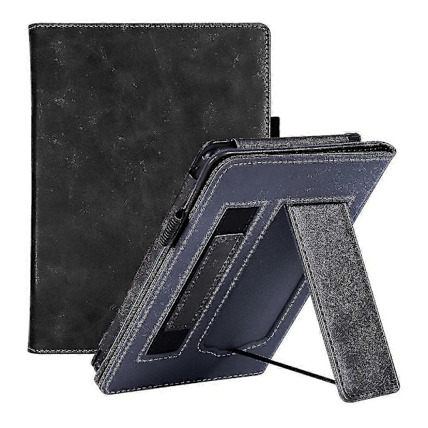 Kreativt etui med stativ, kompatibelt med 6,8 tommer Kindle Paperwhite 11. generation 2021 Black