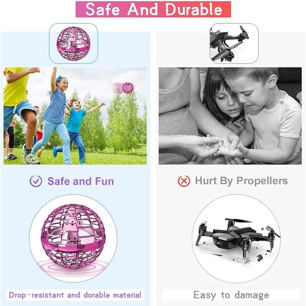 Flygande Boll Leksak Hover Boll Flygande Orb Handkontrollerad Mini Drönare