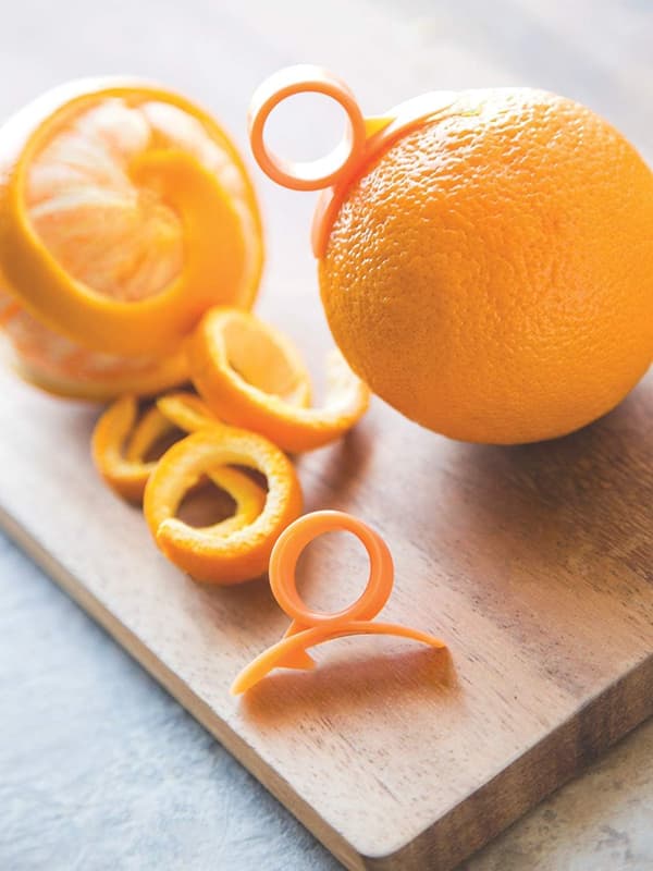 2X Oransje Åpner Skreller Kutter Plast Sitron, ZQKLA