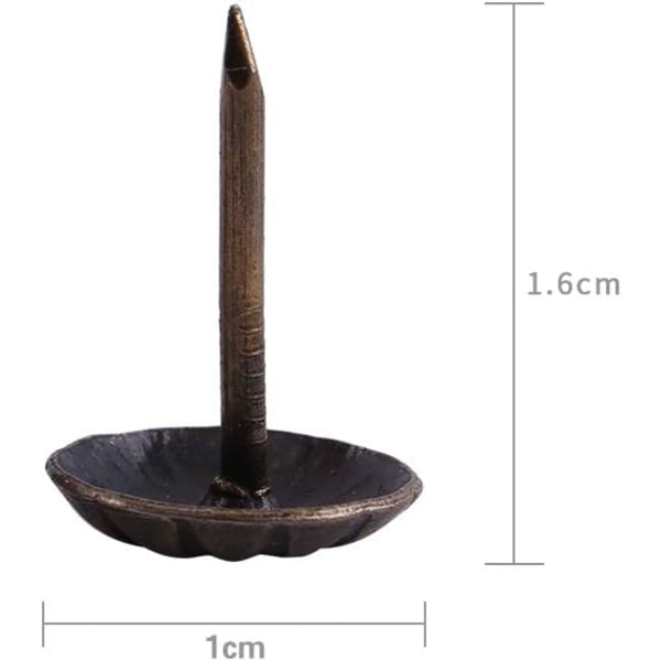 Bronze Møbelstifter, 100 Stykker Dekorative Stifter, Vintage, ZQKLA