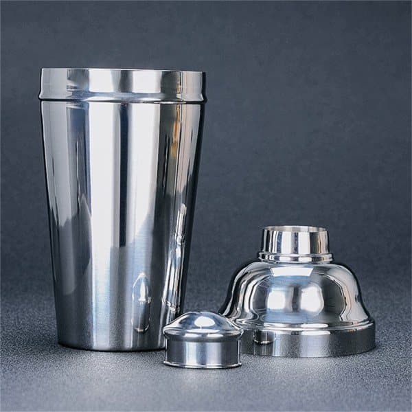 1,8 L Stor Cocktail Boston Bar Shaker i Rustfrit Stål: 3 Dele, su