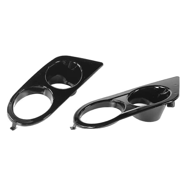 2 stk. Frontfanger Tåkelysdeksel Doble Hull Biltilbehør Passer for E46 M3 20012006 Blank Svart-XinHan