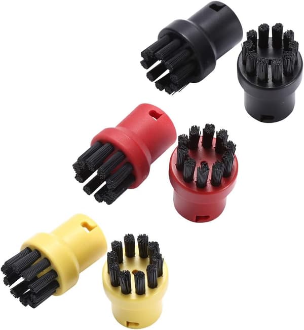 DEYF Rundbørste for Karcher Damprenser (6-pakning)