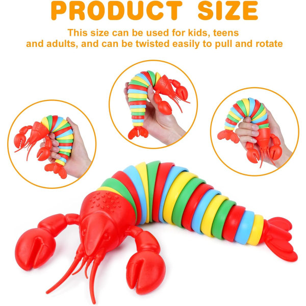 Leksak, 3D ledade Sticky Stretchy Sensory Toys, Flexibel, ZQKLA