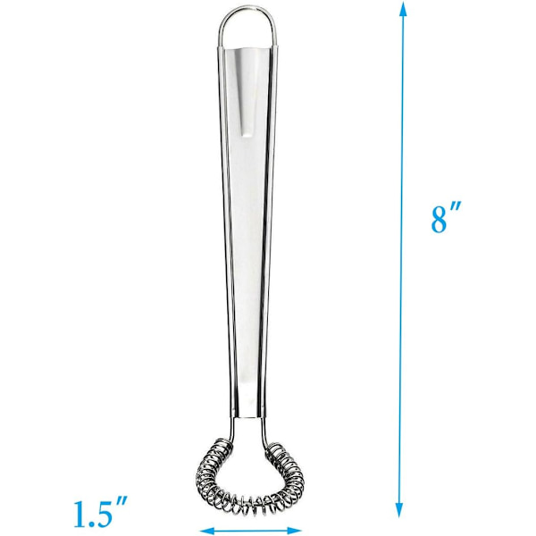 Bedste Mini Piskeris Håndmixer Mælkeskummer i Rustfrit Stål, ZQKLA