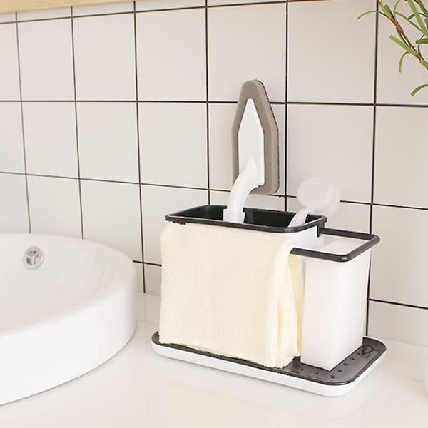 Køkkenvask Caddy Organizer, Svamp Holder Til Vask