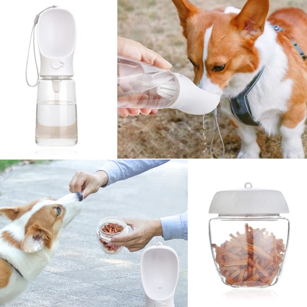 Koiran Vedenpullo 550ml Kannettava Koiran Vedenpullo Lemmikkieläinten Vedenpullo D,ZQKLA