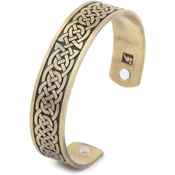 Mænds Keltisk Irsk Viking Knude Magnetisk Armbånd, ZQKLA