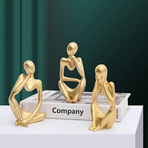Tänkare Staty - Resin Karaktärsfigurer Tänkare Människor Ab,ZQKLA