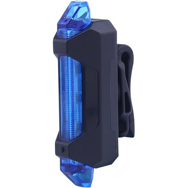 （Blått Lys）Sykkelbaklys 120 Lumen USB Oppladbar W,ZQKLA