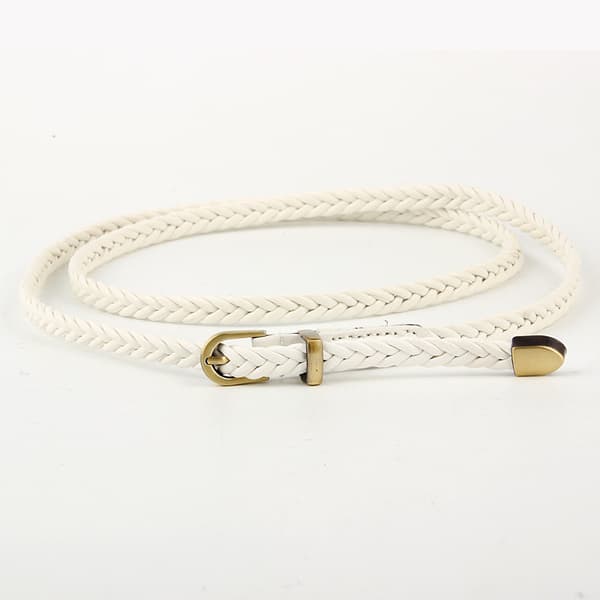 2 belter 0,8 cm brede for kvinner, tynt justerbart belte denim dr,ZQKLA