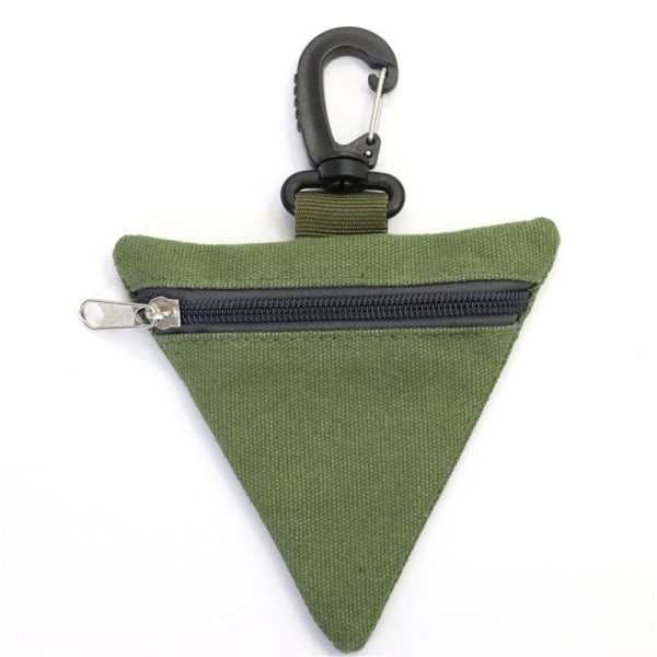 Black Outdoor Triangle Pocket Tactical Coin Purse Military F,ZQKLA