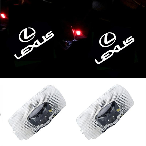 SSRGV Velkomstlys til Lexus Lexus LS RX ES IS LX Lexus Dørprojektion Ambient Lights (2 stk.)