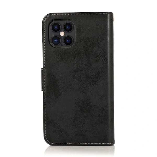 iPhone 12/12 PRO Pung Magnet Sort Sort, su