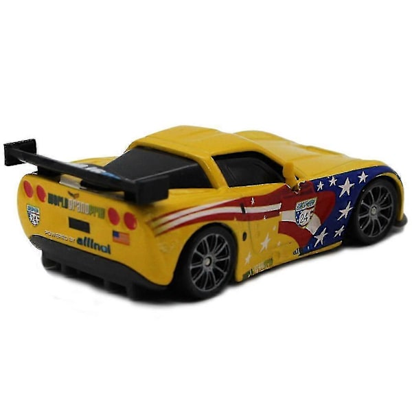 Autot No. 24 Amerikkalainen kilpa-ajaja Jeff Alloy lasten sarjakuva lelu simulaatio automalli