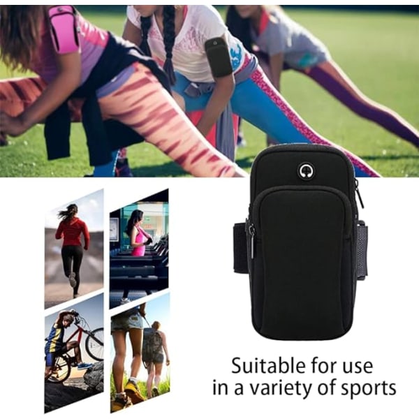 （Grøn） Sportsarmbånd, Universal Mobiltelefon Sport Armbånd, ZQKLA