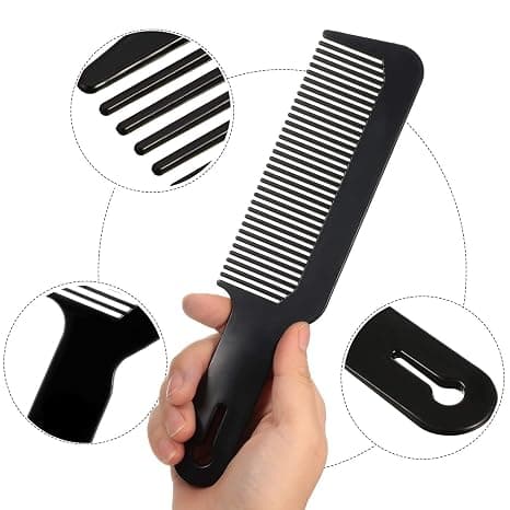 6-pakks Blending Comb Barber Combs, 9 tommer Clipper Combs Flat, ZQKLA