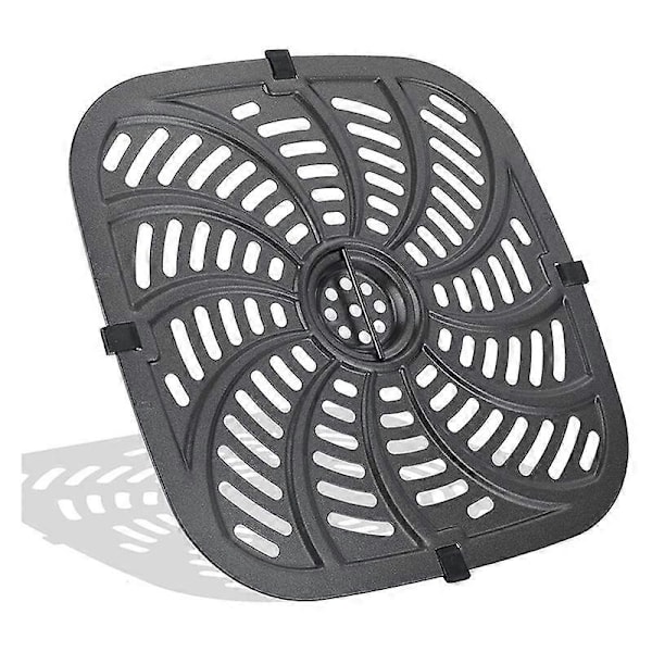 Air Fryer Erstatnings Grillpanne, Air Fryer Tilbehør for RJ38-SQSS-8T-D, 8QT Nonstick Avtakbar G