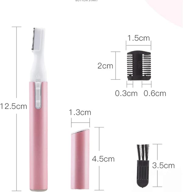 Precision Eyebrow Trimmer - Elektrisk Rakapparat för Ansiktshår
