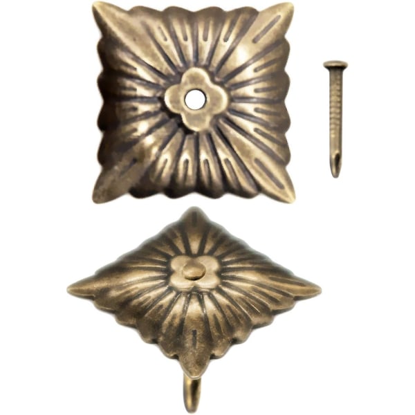 100st antika dekorativa naglar - dekorativt huvud - klädsel, ZQKLA