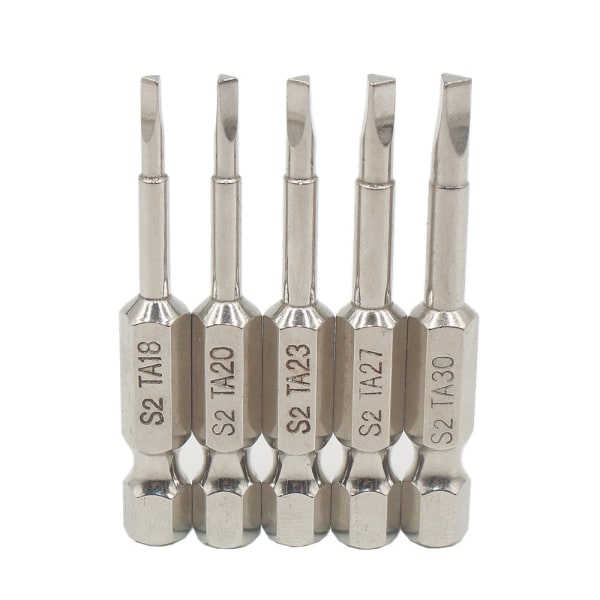 Triangel Bor 5 stk 50mm 1/4 Magnetisk Hex Skaft Triangul, ZQKLA