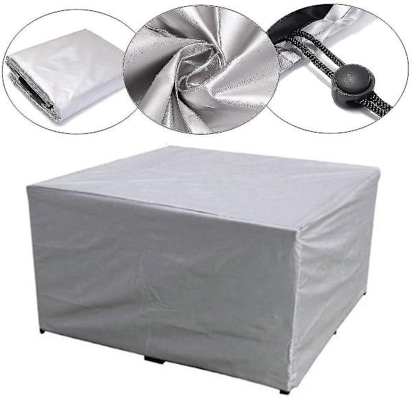 Vattentäta Utomhus Patio Trädgårdsmöbelöverdrag Regn Snö Stolsöverdrag, 155x95x68cm