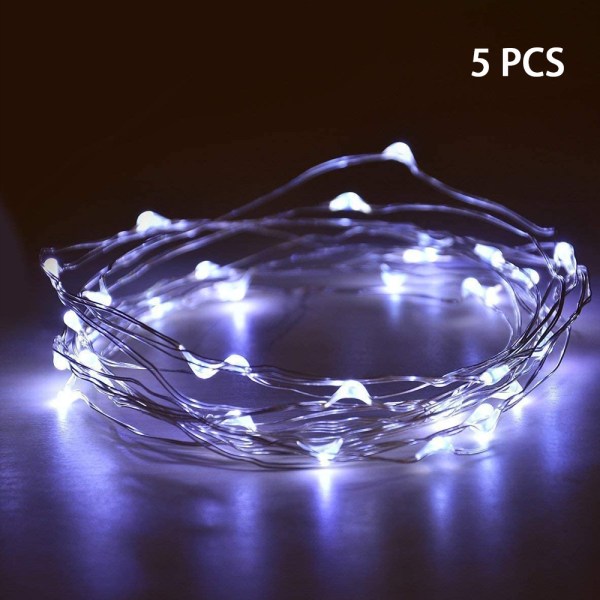 5 Pack 1M 10 LED hopealanka Fairy String Lights LED Firefly,ZQKLA