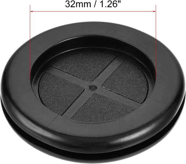 Gummi Kabelmuffe Rund Dobbeltsidet Øje Support Diameter, ZQKLA