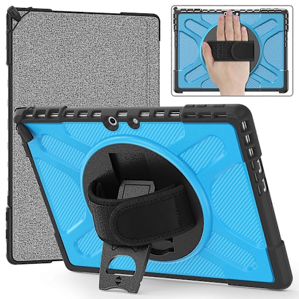 Støtsikkert nettbrettdeksel for MicroSoft Surface Pro 9 Blue