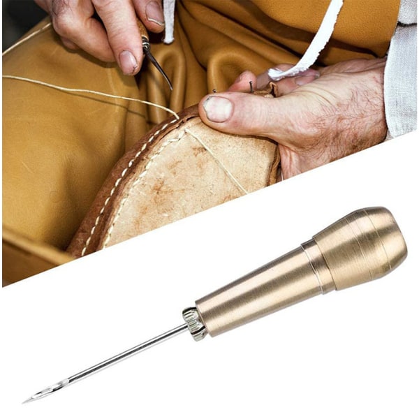 Kopparhandtag 5 Kit Skoreparationsverktyg Stitcher Syl Hand Sewin,ZQKLA