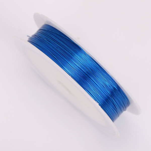 Smycketråd, metallisk koppartråd 0,4 mm blandade färger Mjuk C,ZQKLA