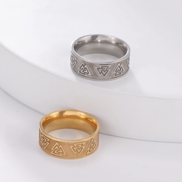 Keltiske Triskelion Ringer Keltisk Trinity Knute Triskelion Ring, ZQKLA