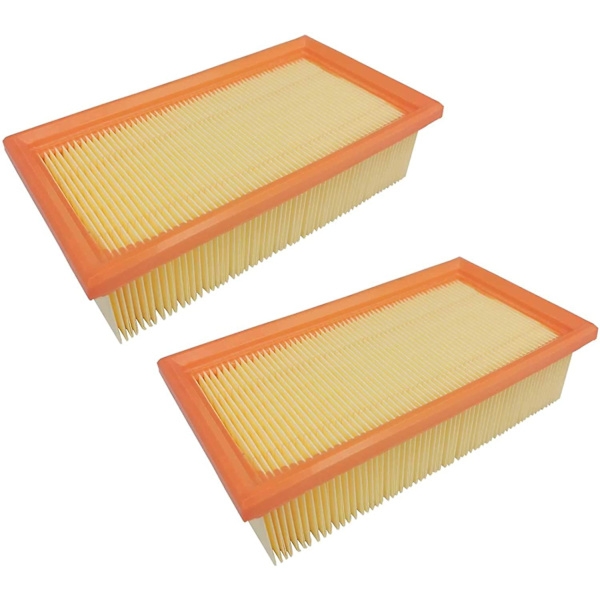 2x Pölynpoistosuodatin Kärcher 6.904-068 A2001, 2000te, 200 -malleihin