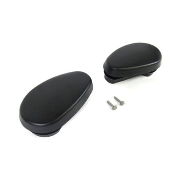 1 par Sorte Rørformede Side Steps Bars Endestykker Erstatningssett 68044463ab For Ram 1500 2500 3500 2009