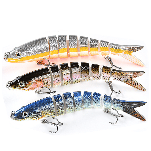 Predator Fiskedrag, Dykande Swimbaits, Realistisk Långsam, ZQKLA