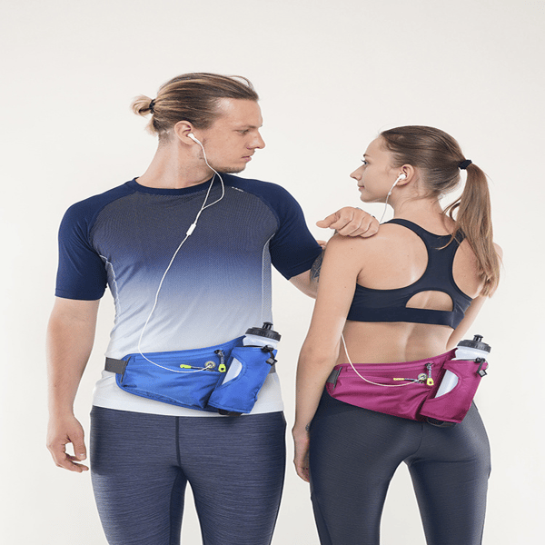 Uppgraderad Hydrationbälte utan studs, justerbar storlek, ZQKLA