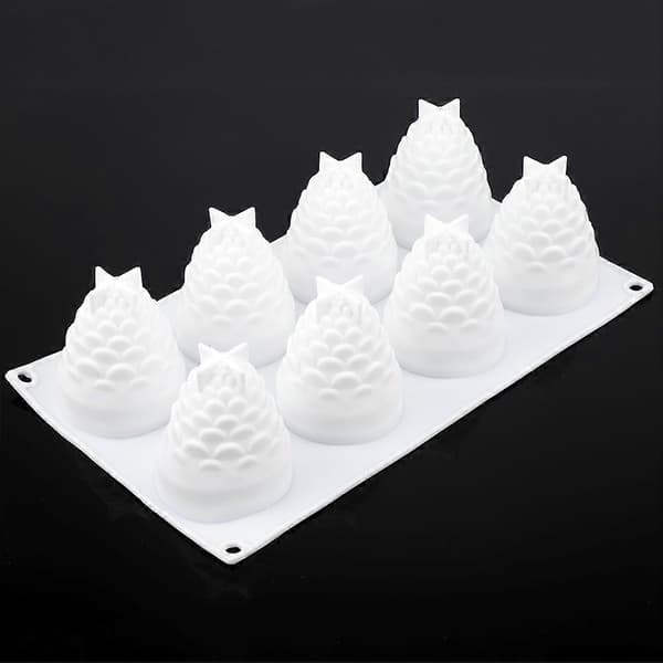 3D Form av Kottar Kakform Silikon Fondant Kakformar för Dessert