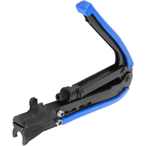 Justerbar Crimper, RG59/RG6/RG11/75-5/75-7 Koaksial Krympning, ZQKLA