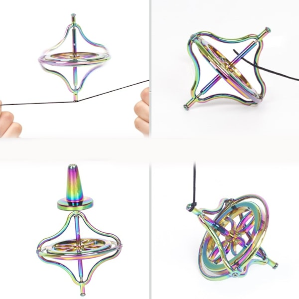 Strykstressande Gyroskop för Skrivbord, Decompression Hypnos Rotation, ZQKLA