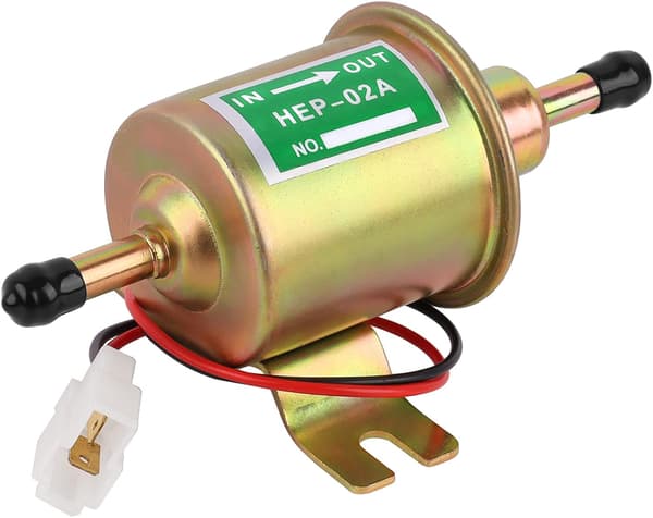 12V Universal Elektrisk Bränslepump, Lågtryck 2.5-4 PSI Inline F