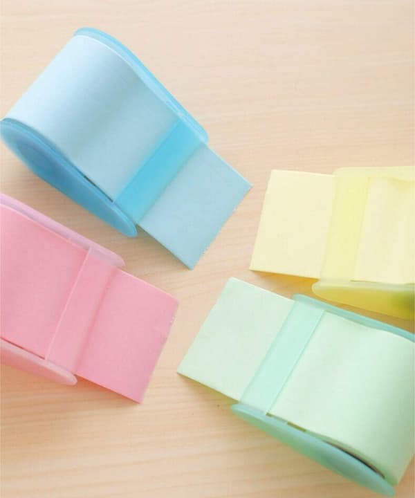 4 Ruller Fuldt Klæbende Sticky Notes, Bredde x Længde 2\" x ,ZQKLA