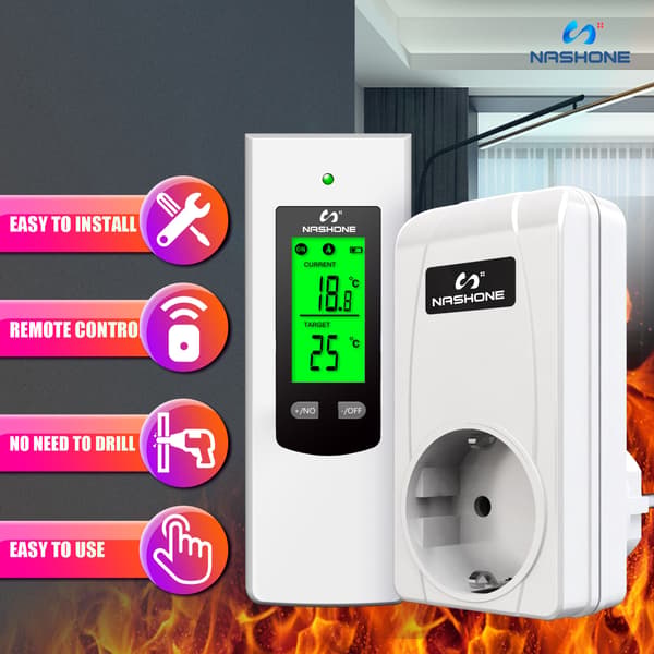 Temperatur Switch Kontrolluttag Termostatuttag Intellig, ZQKLA