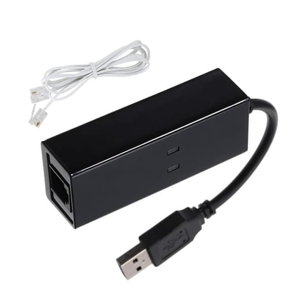 Faksmodem, USB2.0 56K ekstern modemdriver, Plug and Play USB-modem, standard og utvidet ved Instru
