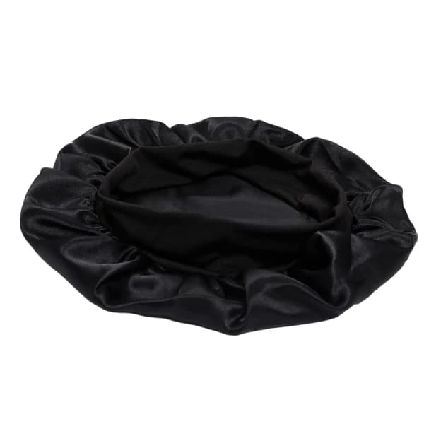 Sovmøsse - Satinhette - Sovelue Svart one size