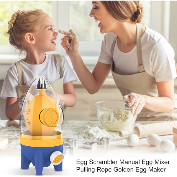 Manual Egg Shakers, Egg Scrambler Äggulamixer för att göra hård
