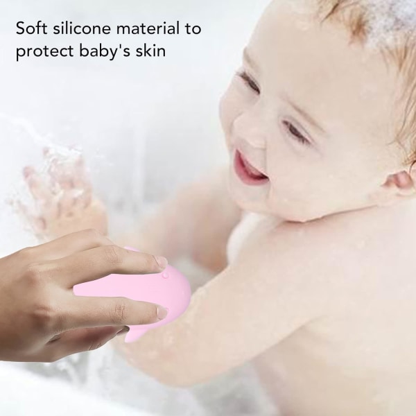 Baby Shower Borste Silikon Body Washing Tool Whale Shaped Ma,ZQKLA