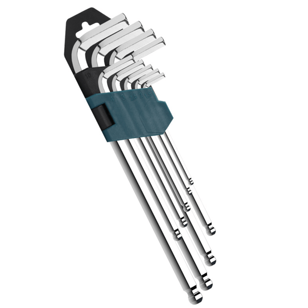 Torx Nøgle, Sæt med 9 Hex Nøgle Allen Nøgle -B,ZQKLA
